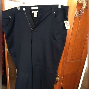 Navy Sateen Tall stretch jeans